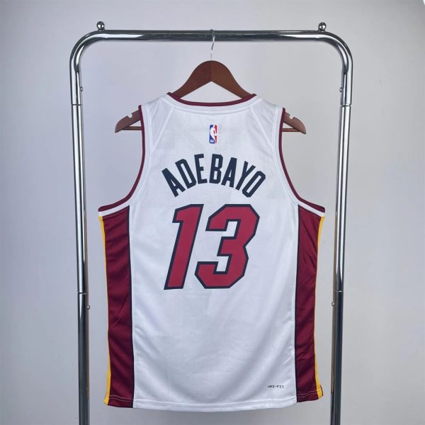 Maillot miami heat 13 adebayo nba basket