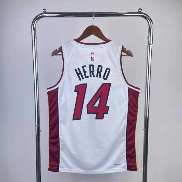 Maillot miami heat 14 herro nba basket