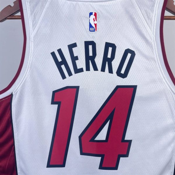 Maillot miami heat 14 herro nba basket