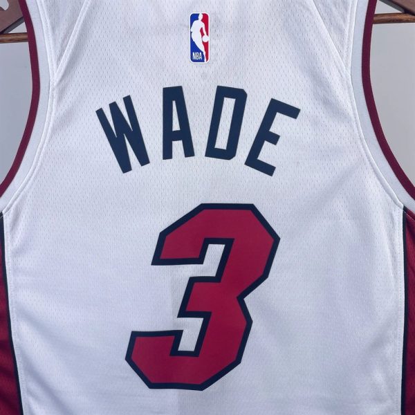 Maillot miami heat 3 wade nba basket