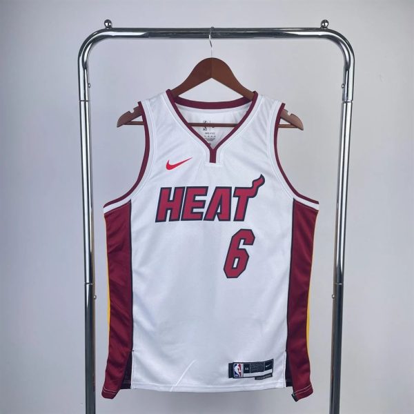 Maillot miami heat 6 james nba basket