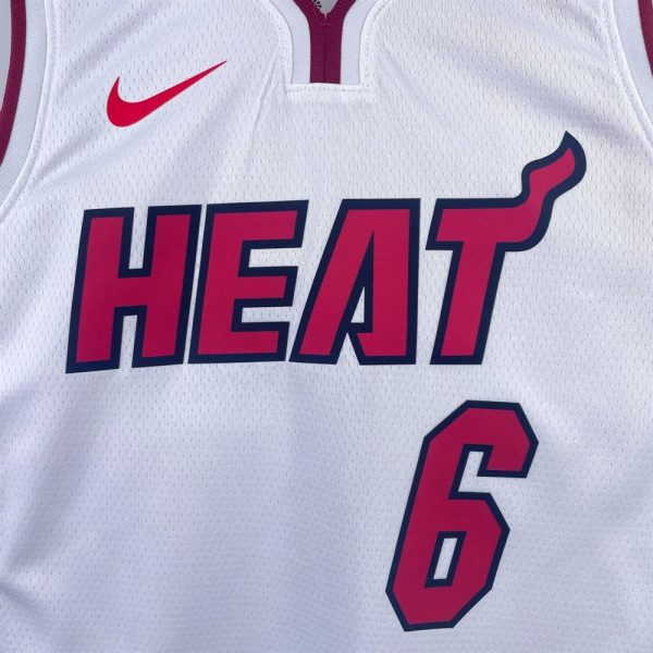 Maillot miami heat 6 james nba basket