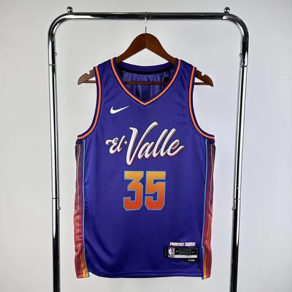 Maillot phoenix suns  durant 35 nba basket 2023 2024