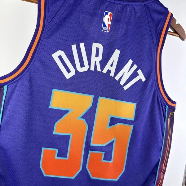 Maillot phoenix suns  durant 35 nba basket 2023 2024