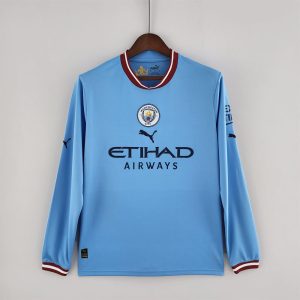 Manchester City  maillot Domicile  manche longue 2022/23