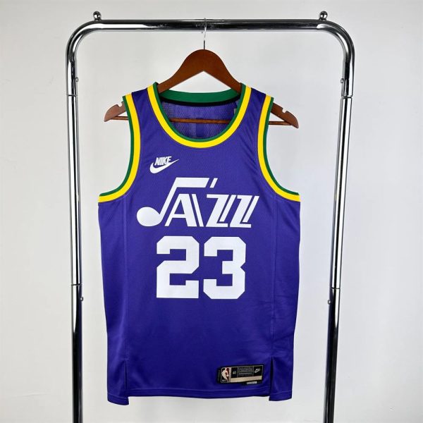 Maillot utah jazz markkanen 23 nba basket 2023 2024