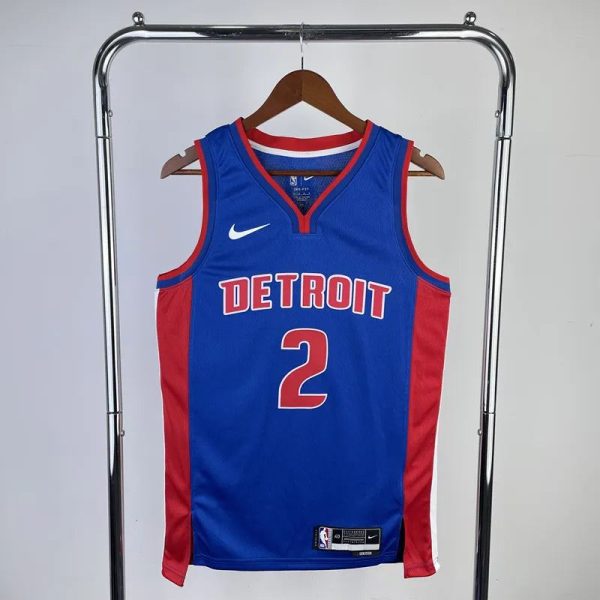 Maillot detroit pistons cunningham 2 nba basket 2023 2024