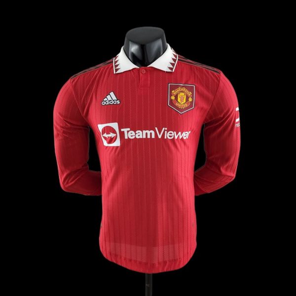 Manchester united maillot domicile manches longues 2022/23 ronaldo