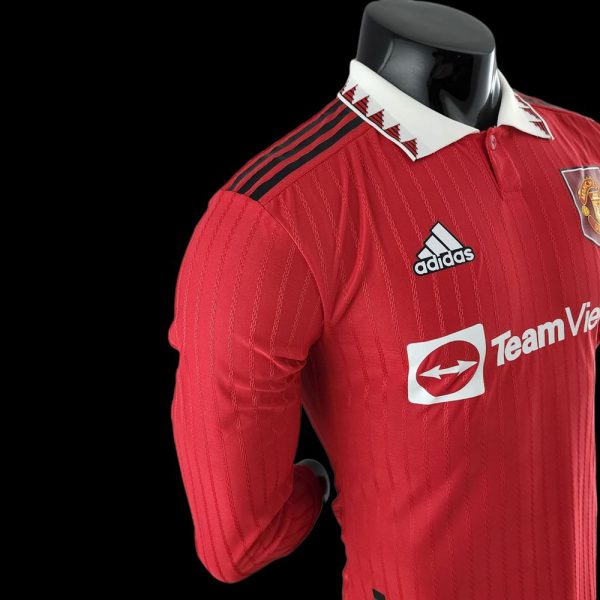 Manchester united maillot domicile manches longues 2022/23 ronaldo