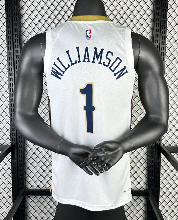 Maillot new orleans pelicans williamson 1 nba basket 2023 2024