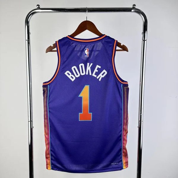 Maillot phoenix suns  booker 1 nba basket 2023 2024