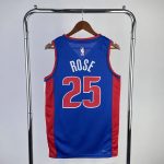 Maillot Detroit Pistons ROSE 25 NBA Basket 2023 2024