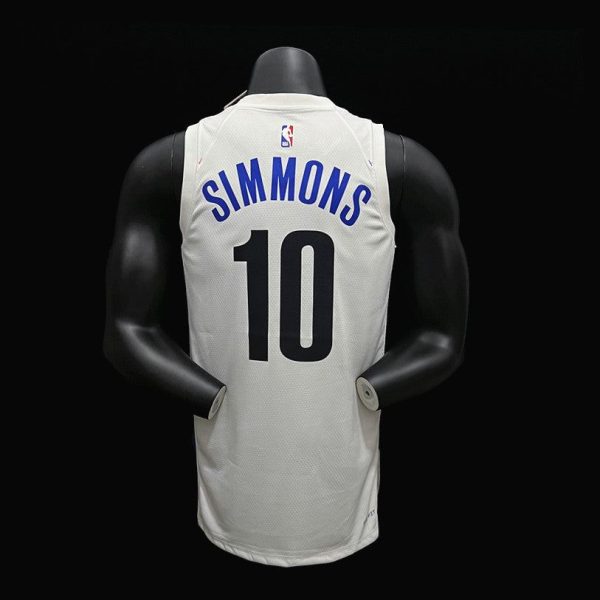 Maillot brooklyn nets simmons 10 nba basket