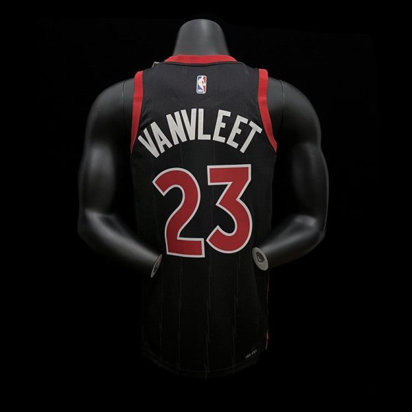 Maillot toronto raptors vanvleet 23 nba basket