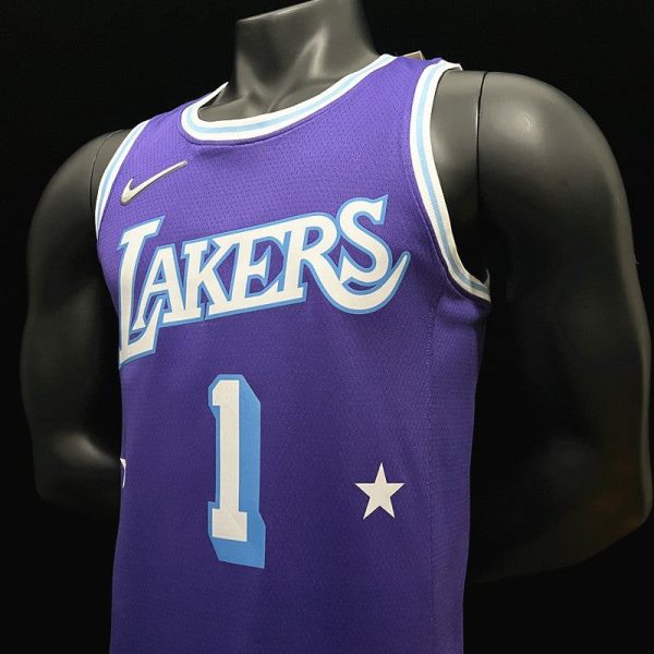 Maillot los angeles lakers russell 1 nba basket