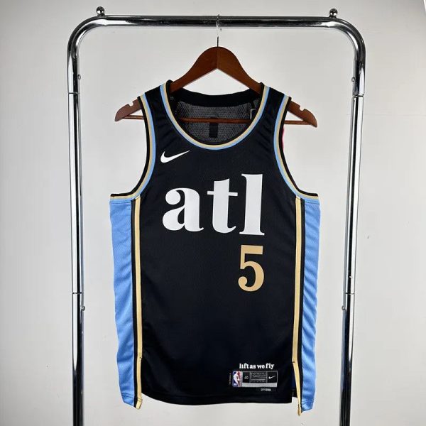 Maillot atlanta hawks  5 murray nba basket