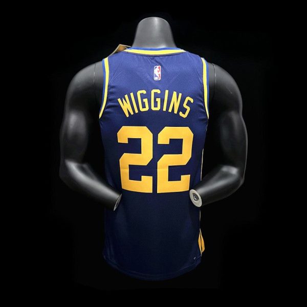 Maillot golden state warriors 22 wiggins nba basket