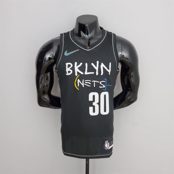 Maillot brooklyn nets 30 curry nba basket