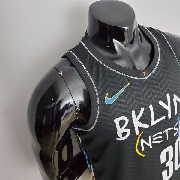 Maillot brooklyn nets 30 curry nba basket