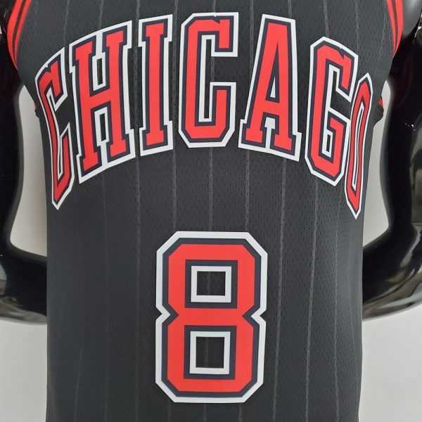 Maillot chicago bulls 8 lavine nba basket