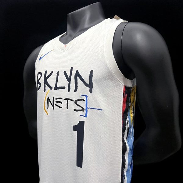 Maillot brooklyn nets 1 bridges nba basket