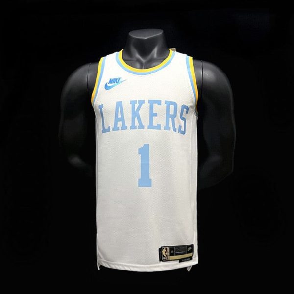 Maillot los angeles lakers 1 russell nba basket