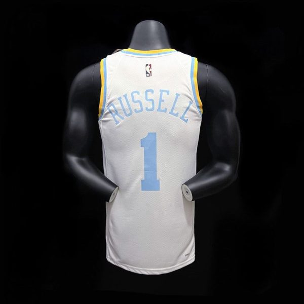 Maillot los angeles lakers 1 russell nba basket