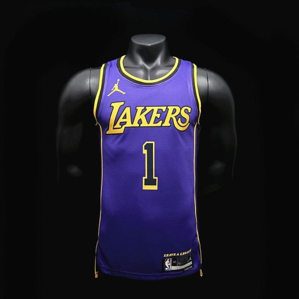 Maillot los angeles lakers  1 russell nba basket