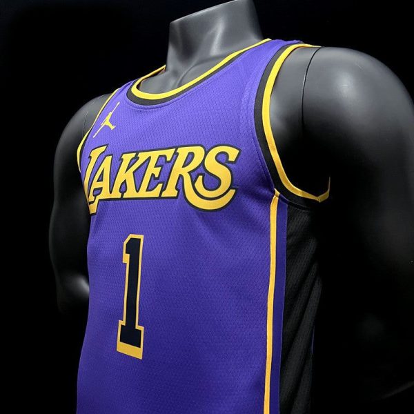 Maillot los angeles lakers  1 russell nba basket