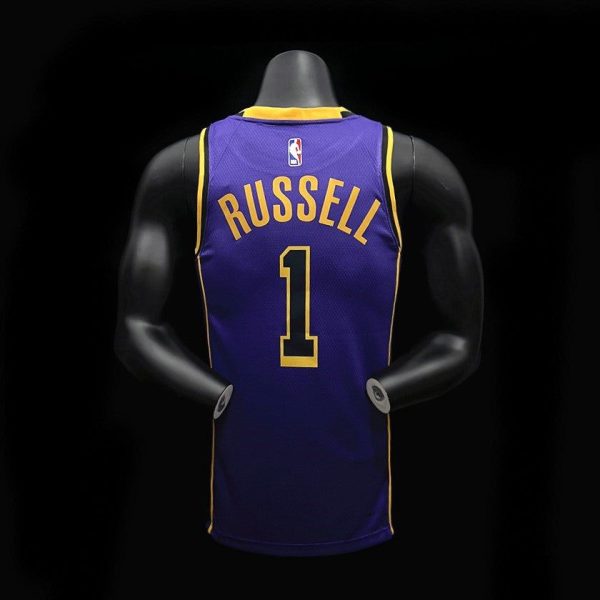 Maillot los angeles lakers  1 russell nba basket