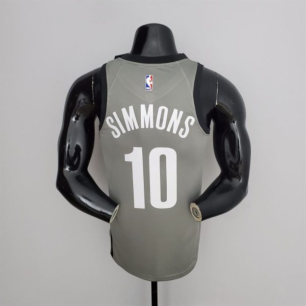 Maillot brooklyn nets 10 simmons nba basket