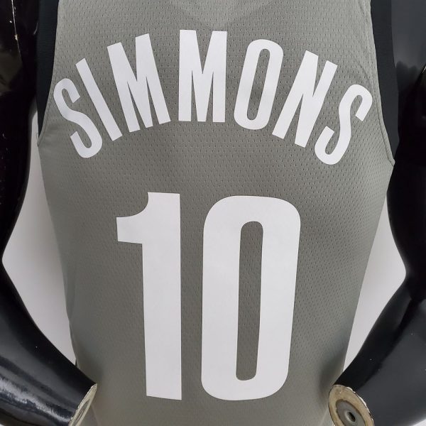 Maillot brooklyn nets 10 simmons nba basket