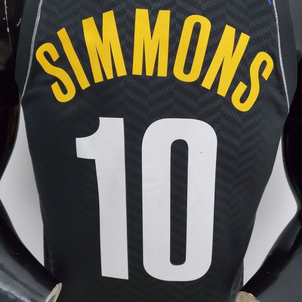 Maillot brooklyn nets  10 simmons nba basket