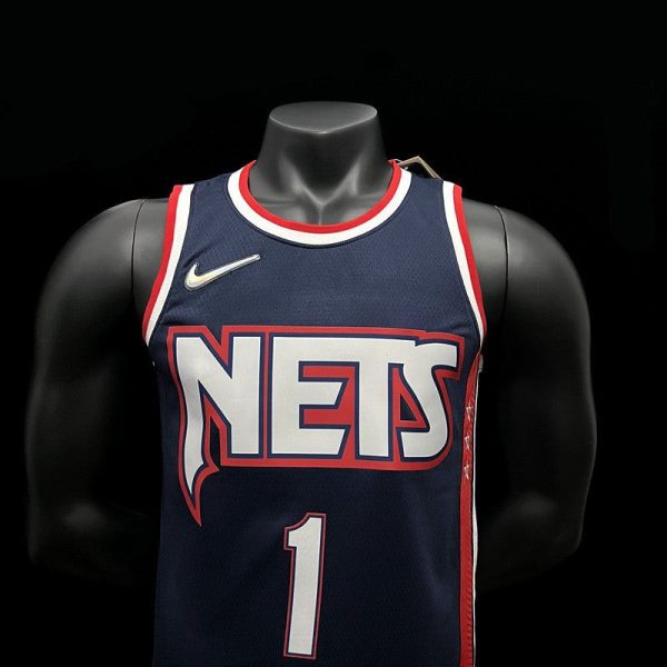 Maillot brooklyn nets 1 bridges  nba basket