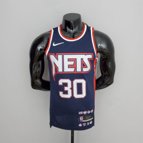 Maillot brooklyn nets  30 curry nba basket