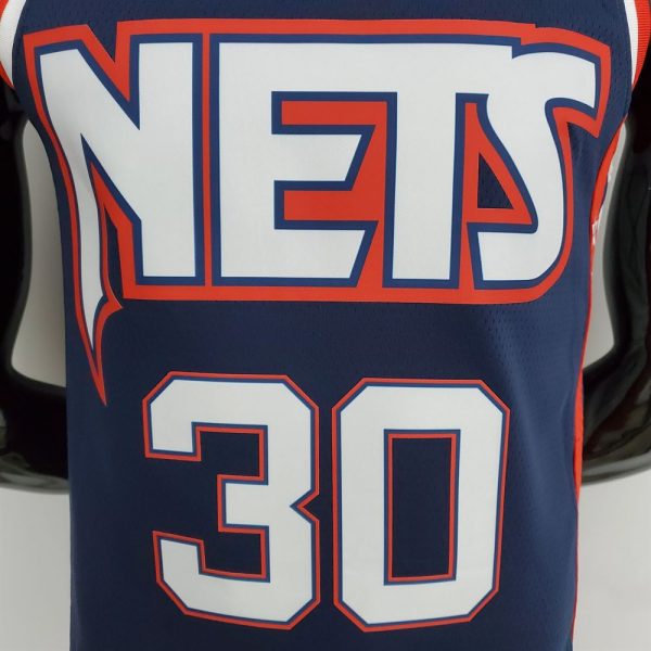 Maillot brooklyn nets  30 curry nba basket