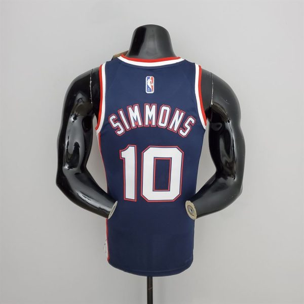 Maillot brooklyn nets  10 simmons nba basket