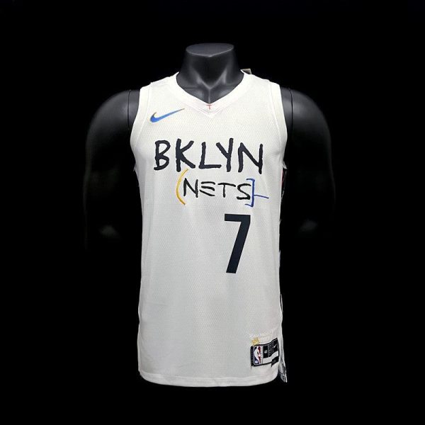 Maillot brooklyn nets durant 35 nba basket