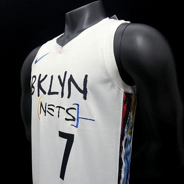 Maillot brooklyn nets durant 35 nba basket