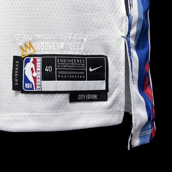 Maillot brooklyn nets durant 35 nba basket