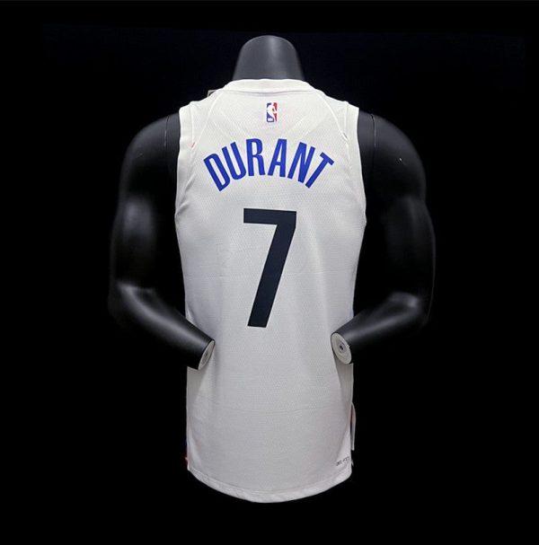 Maillot brooklyn nets durant 35 nba basket