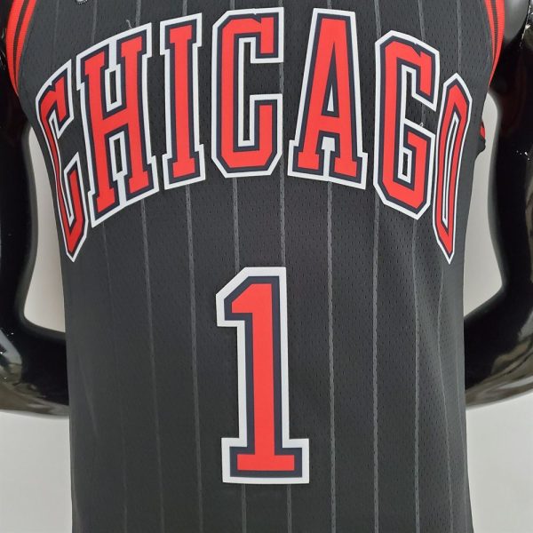 Maillot chicago bulls 1 rose nba basket