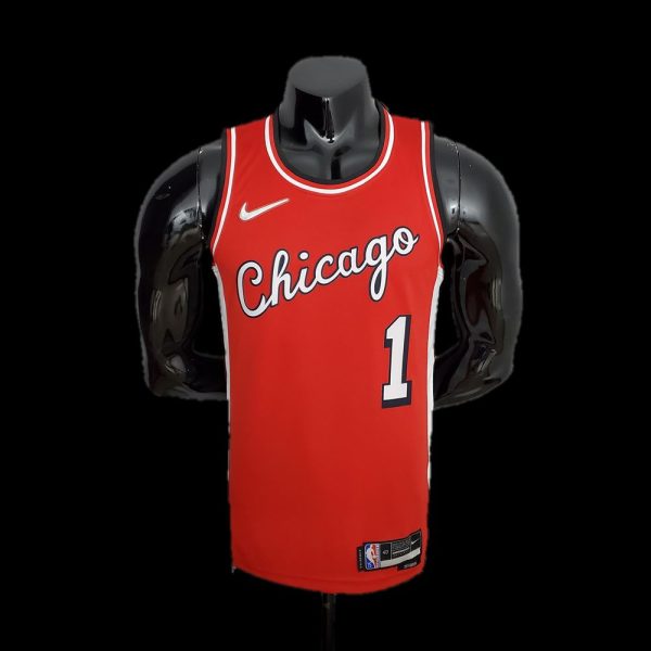 Maillot chicago bulls 1 rose nba basket