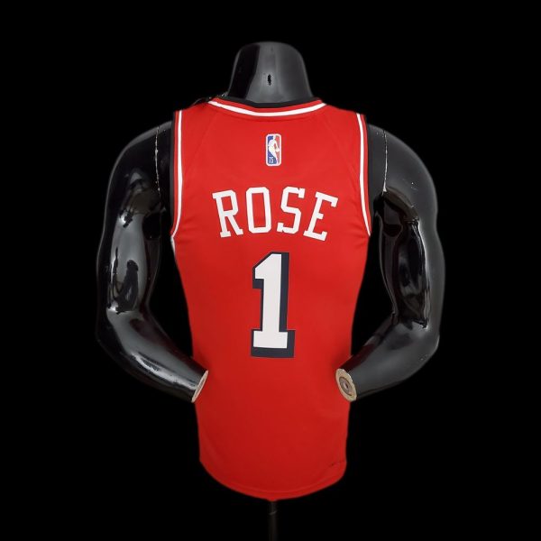 Maillot chicago bulls 1 rose nba basket