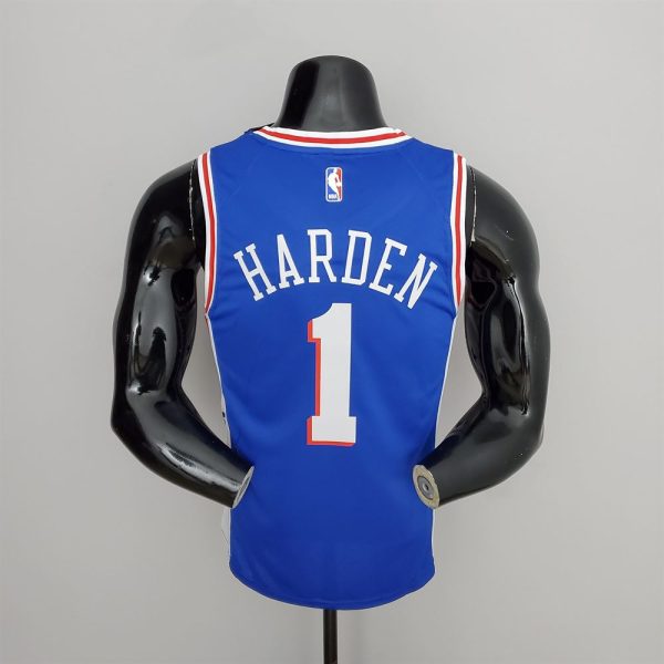 Maillot philadelphia 76ers 1 harden nba basket