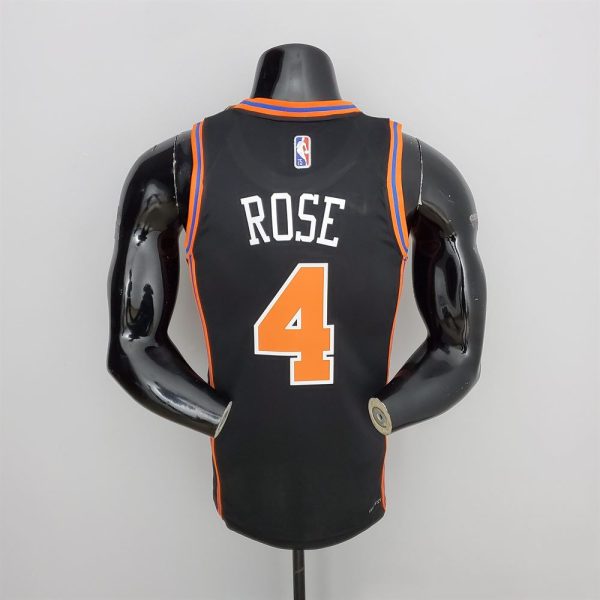 Maillot new york knicks 4 rose nba basket