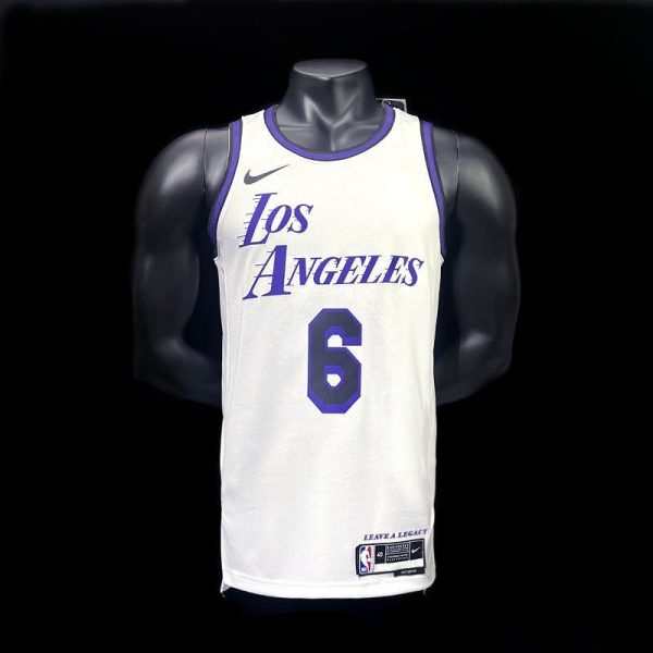 Maillot los angeles lakers  james 6 nba basket