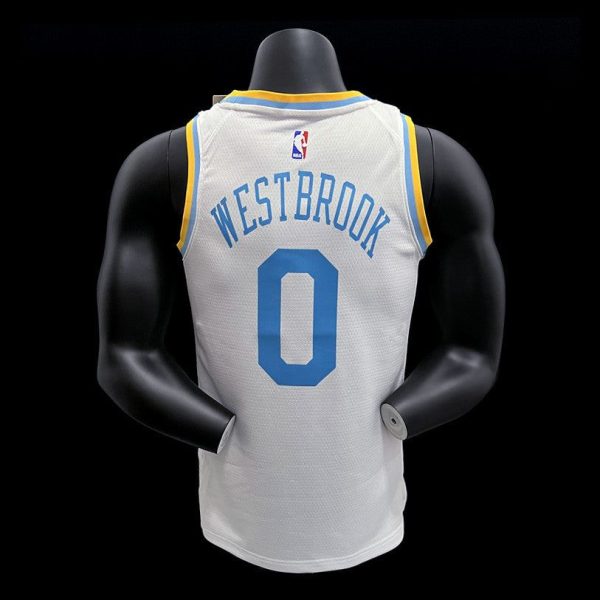 Maillot los angeles lakers 0 westbrook nba basket