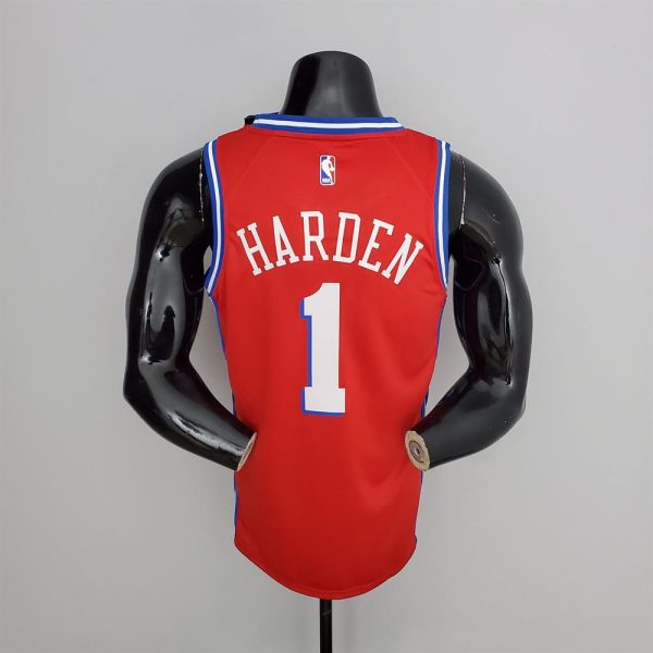 Maillot philadelphia 76ers 1 harden nba basket