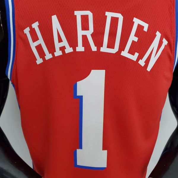 Maillot philadelphia 76ers 1 harden nba basket